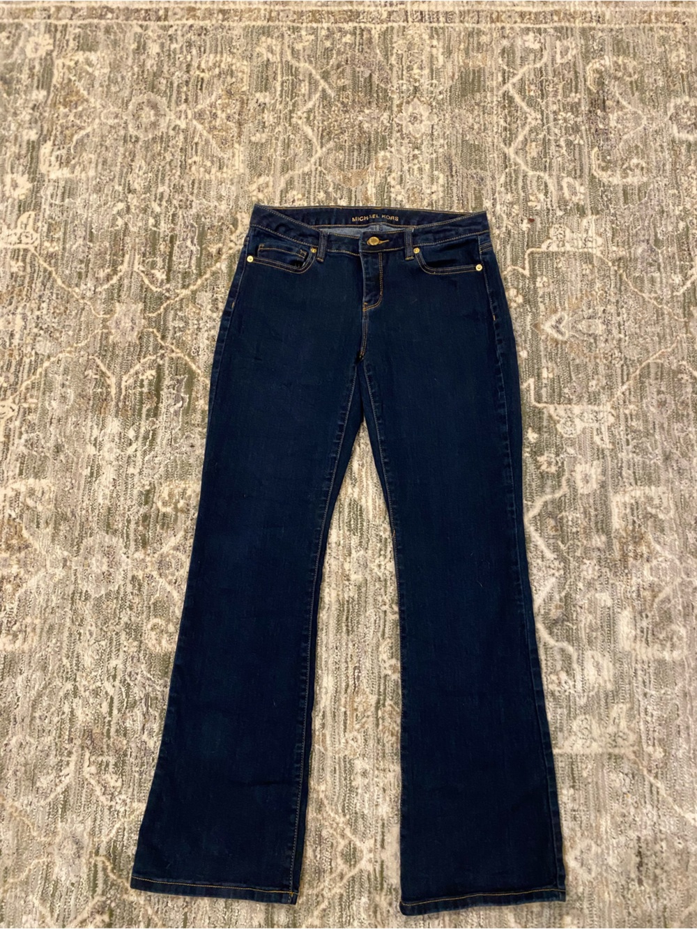 Michael Kors Dark Blue Flare Jeans